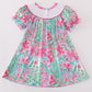 Pink Palm Paradise MAMA'S GIRL dress