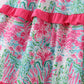 Pink Palm Paradise print tiered mom dress