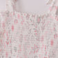 Pink blush meadow smocked mom&me dress