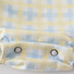 Yellow plaid he is risen embroidery boy bubble
