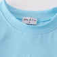 Blue he is risen cross embroidery boy set