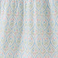 Blue delicate floral print mom dress