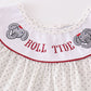 Maroon roll tide embroidery girl set