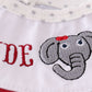 Maroon roll tide embroidery girl set