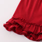 South Carolina Gamecocks embroidery ruffle shorts set