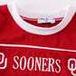 Red sooners embroidery boy bubble