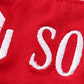 Red sooners embroidery boy bubble