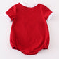 Red sooners embroidery boy bubble