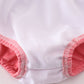 Beach palm print 2pc girl swimsuit