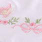 Butterfly floral embroidery girl dress
