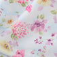 Butterfly floral embroidery girl dress