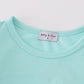 Mint bunny sequin girl set