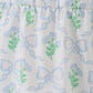 Green leaves bow print mom&me dress
