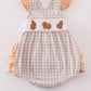 Tan easter bunny embroidery girl bubble