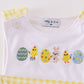 Yellow bunny egg embroidery boy jonjon