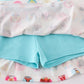 Mint barbie print girl skorts set