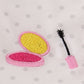 Pink make up embroidery girl set