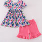 Blooming love MAMA'S GIRL embroidery girl set
