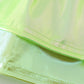 Chartreuse girl ruffle laser skorts