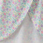 Purple floral print women dress