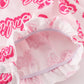 Hot pink barbie embroidery girl bubble