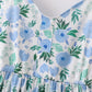 Tranquil garden print mom dress