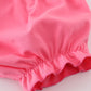 Pink character birthday print girl bloomer set