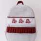 Mississippi state bulldogs embroidery girl backpack