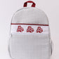 Mississippi state bulldogs embroidery boy backpack