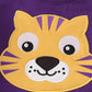 Purple gold LSU applique bloomer set