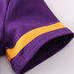 Purple gold LSU GAME DAY glitter shorts set