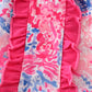 Pink coral reef ruffle bloomer set