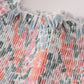 Green garden bloom smocked mom&me dress