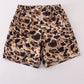 Brown camouflage print dad&me shorts