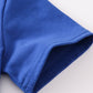 Blue apple french knot shorts set
