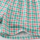 Blue apple french knot shorts set