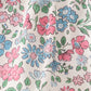 Vintage floral print ruffle shorts set