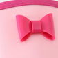 Pink bow rain boots