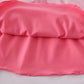 Pink princess embroidery ruffle dress