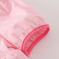 Pink princess embroidery ruffle dress