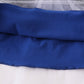 Sapphire blue princess embroidery ruffle dress