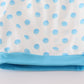 Blue character applique shorts set