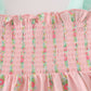 Pink floral smocked mom&me dress