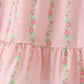 Pink floral smocked mom&me dress