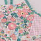 Pink floral print 2pc active tank legging set