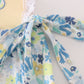 Yellow floral character applique bubble