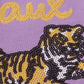Purple gold LSU geaux tiger sequin top