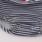 Navy stripe racing car embroidery bubble