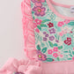 Green dream garden ruffle dress