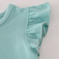 Sage floral bloomer set